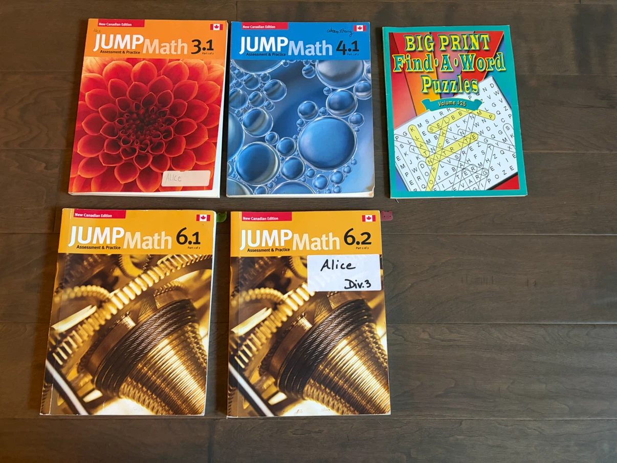 JUMP Math and Find-A-Word Puzzle Books - photo 2