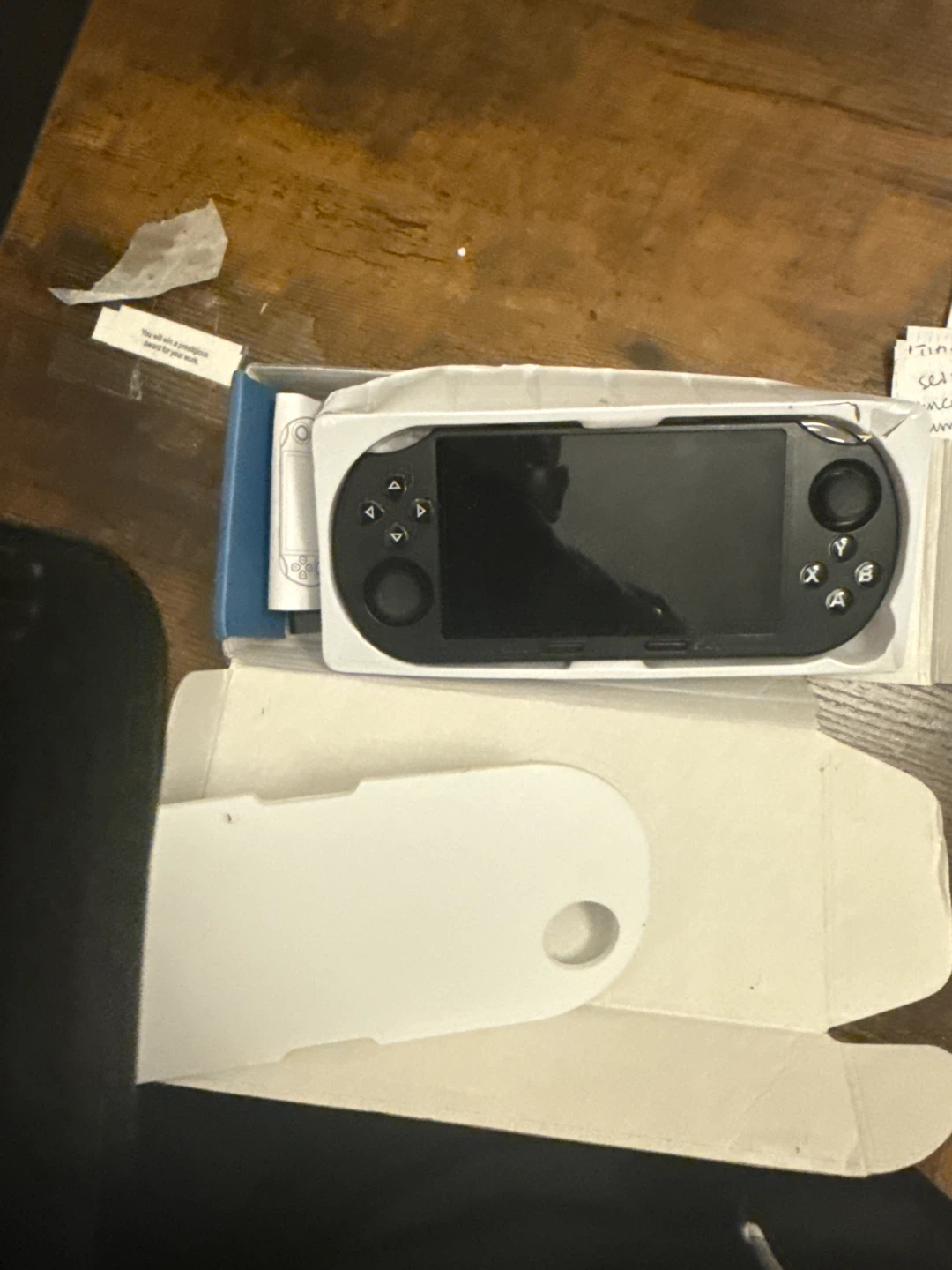 Black Handheld Gaming Console