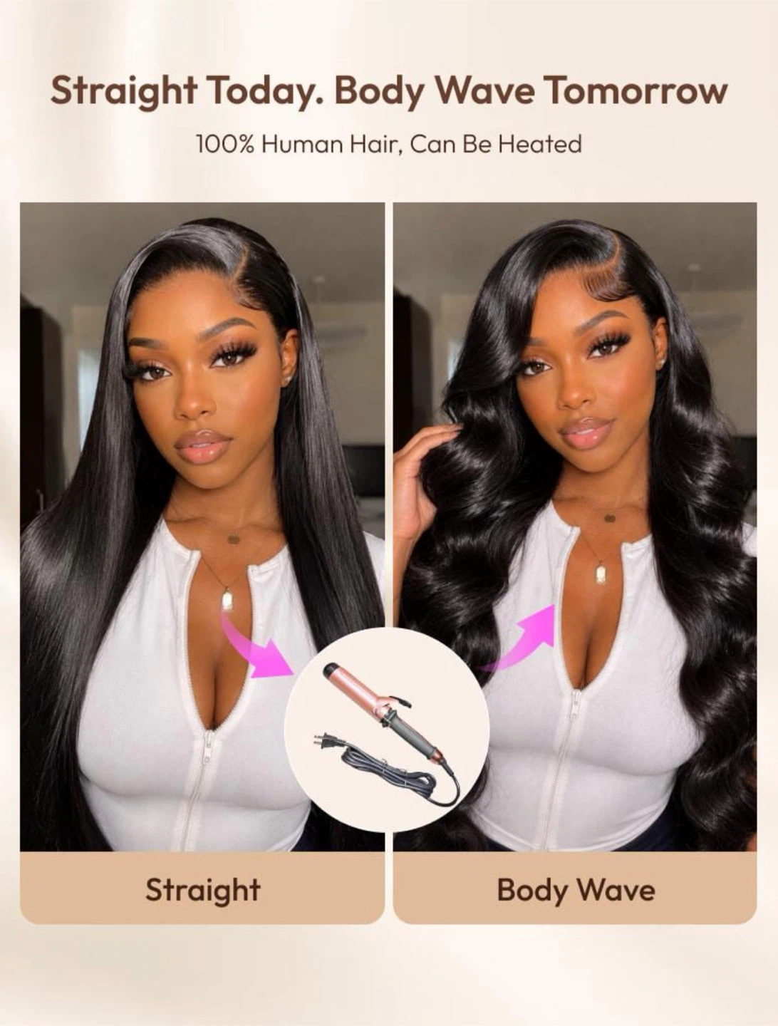 Glueless Human Straight Hair Wig - photo 5