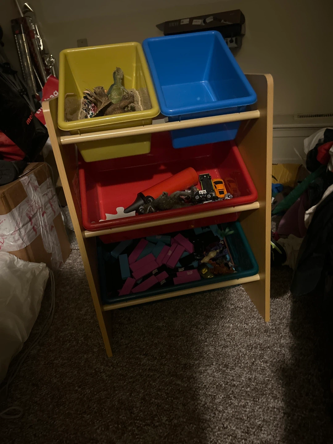 Kids Toy Organizer with Plastic Bins - photo 3