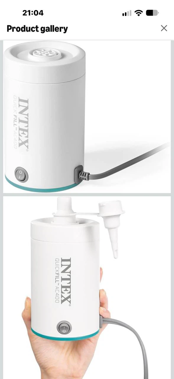 H1019 • Intex Quick-Fill Electric Air Pump AC400 – New 💨 - photo 3
