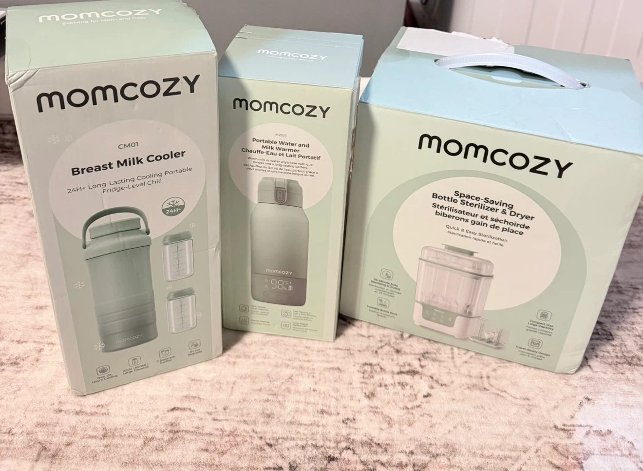Momcozy Baby Milk Cooler, Bootle Warmer, and Sterilizer New