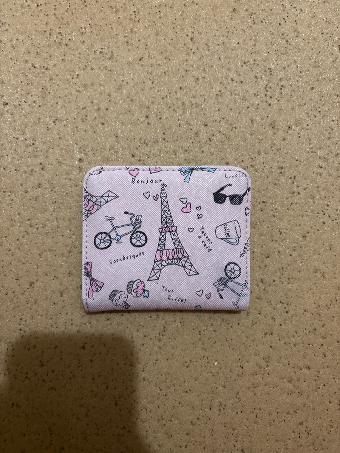 Paris themed bifold wallet