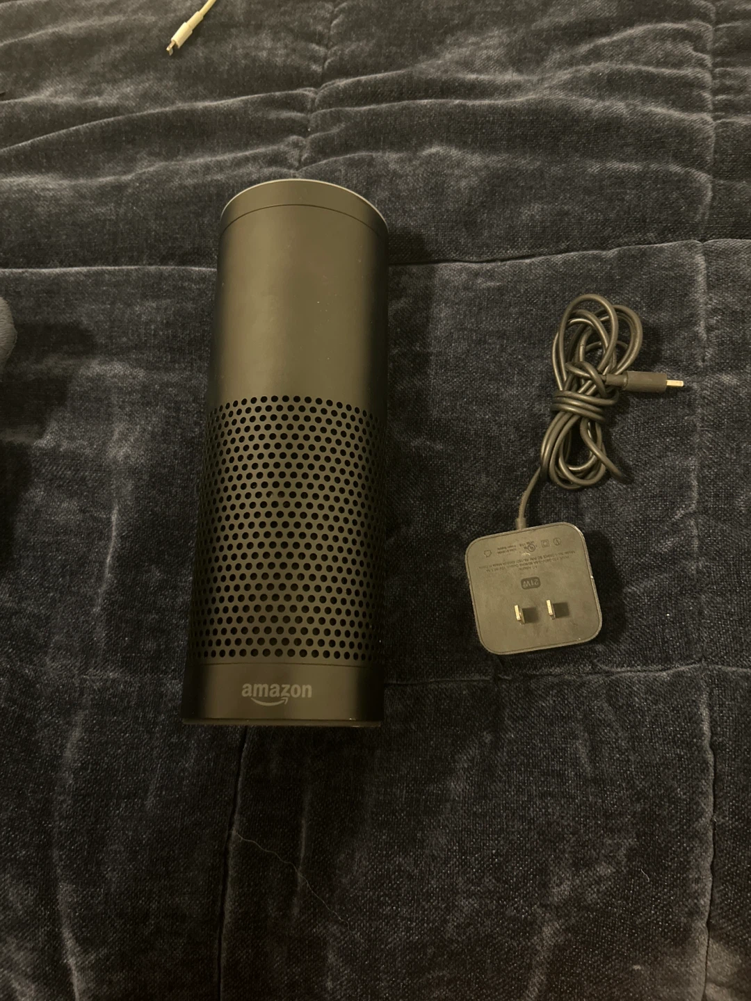 Amazon Echo 1st Gen Smart Speaker with Power Adapter