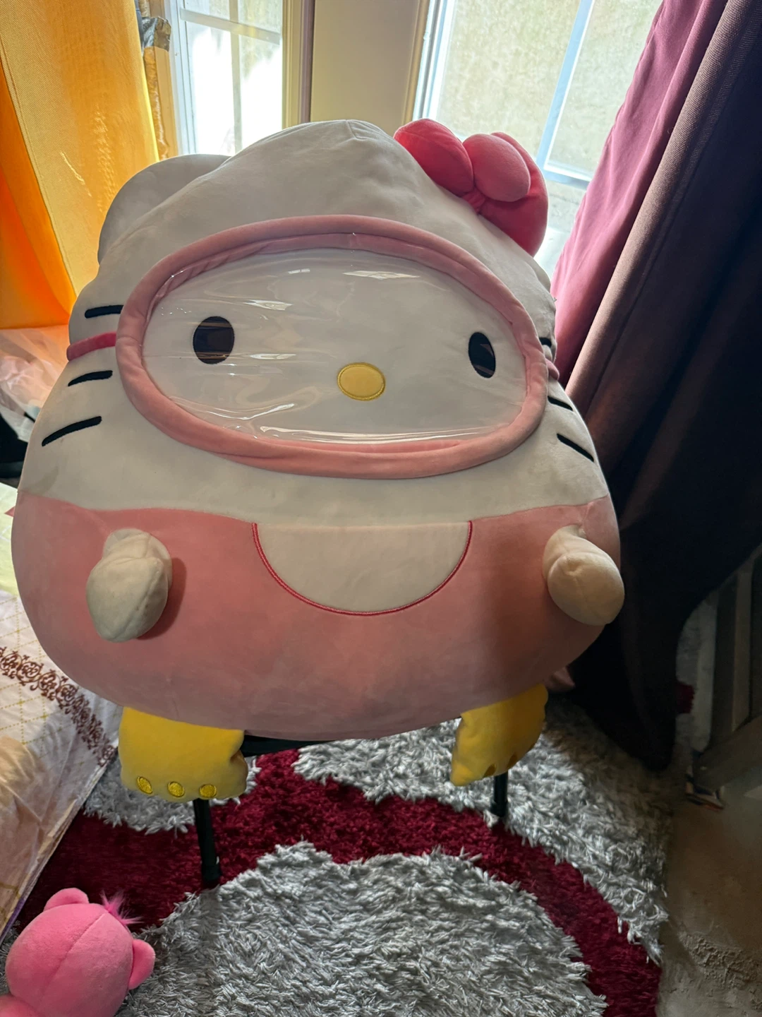 Hello Kitty Plush Storage/Display Pillow