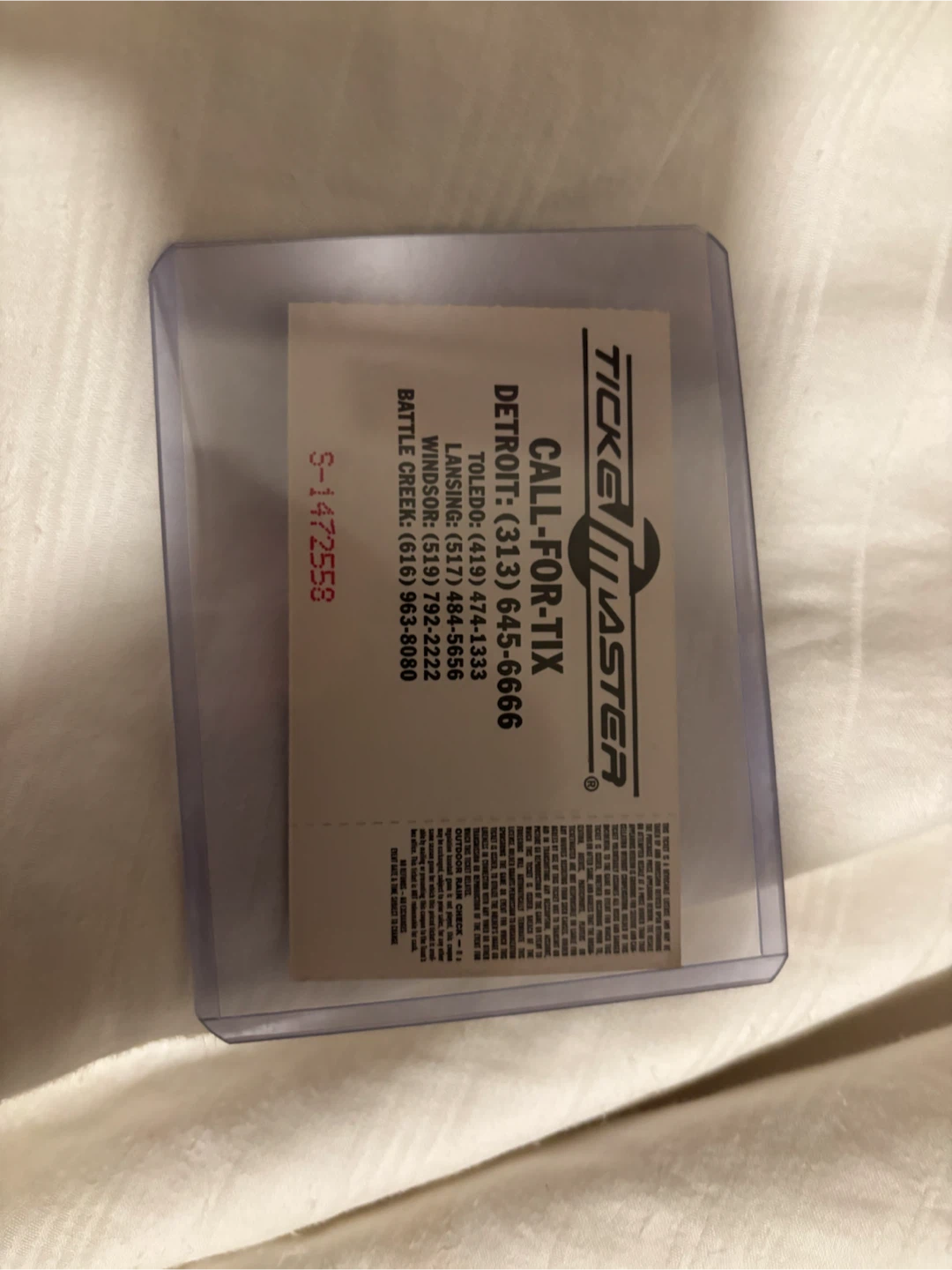 1992 Detroit Pistons vs Chicago Bulls Ticket Stub - photo 2