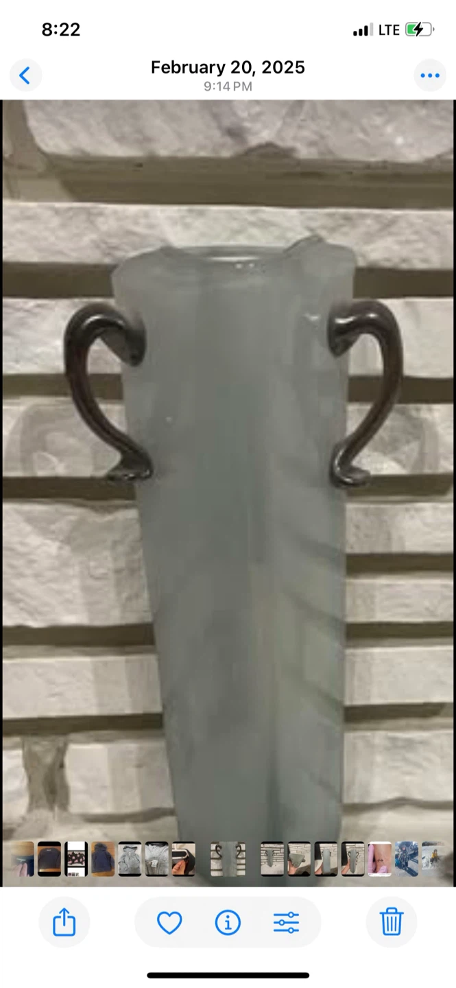 Frosted Glass Decorative Vase - photo 5