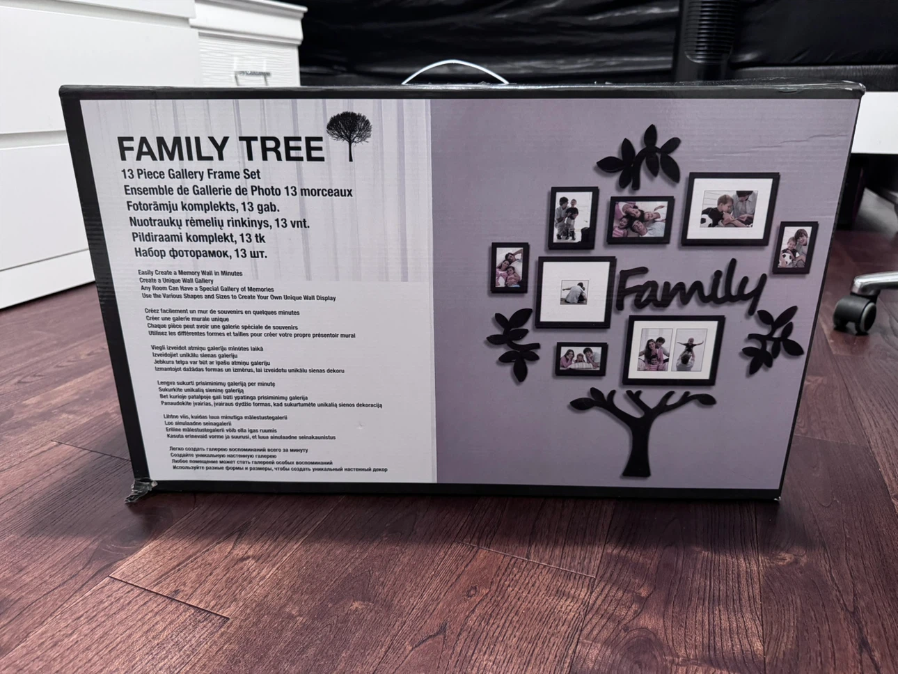 Family Tree 13-Piece Gallery Wall Frame Set Brand New, Sealed