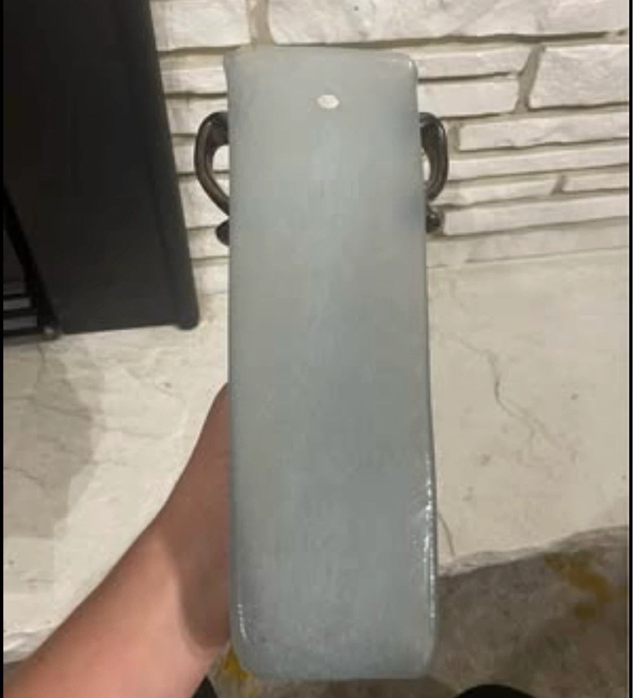 Frosted Glass Decorative Vase - photo 2