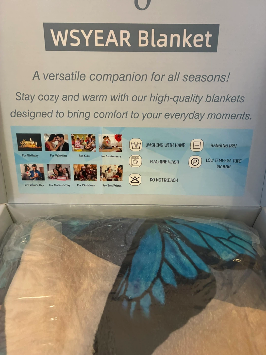 WSYEAR To My Daughter Message Blanket - photo 2