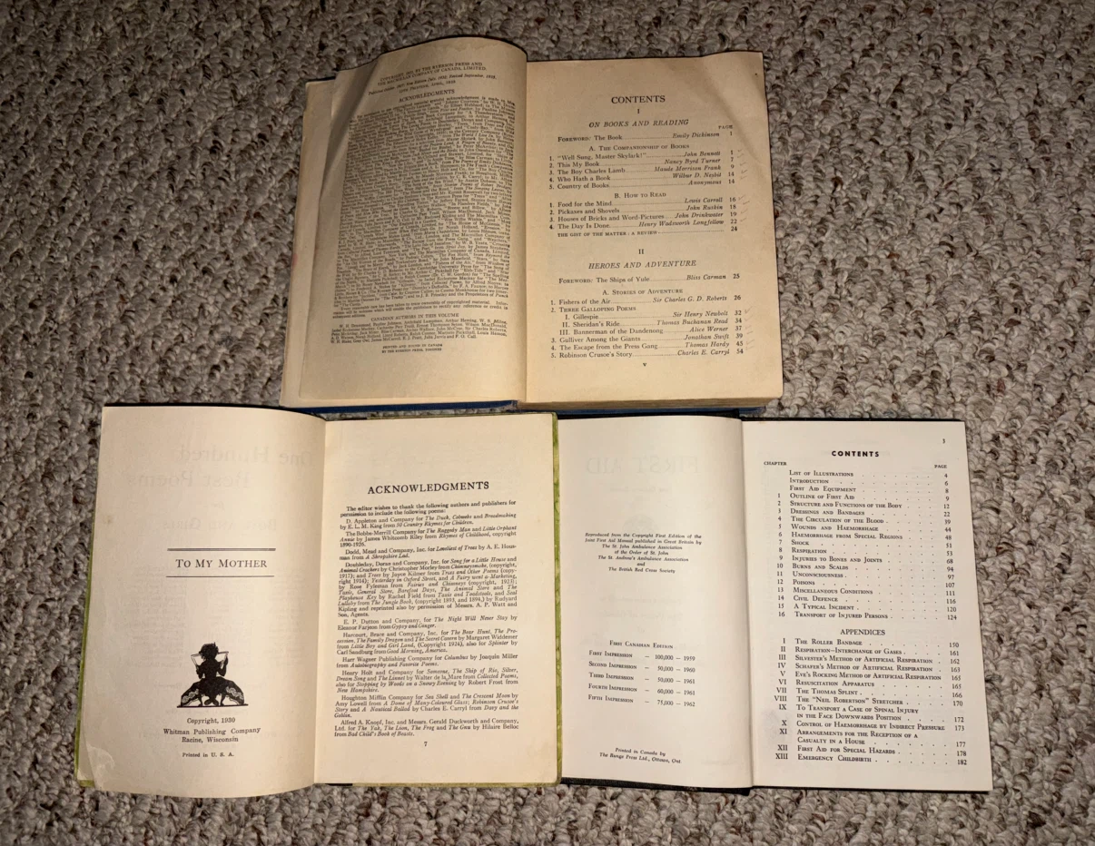 3 different vintage books - photo 2