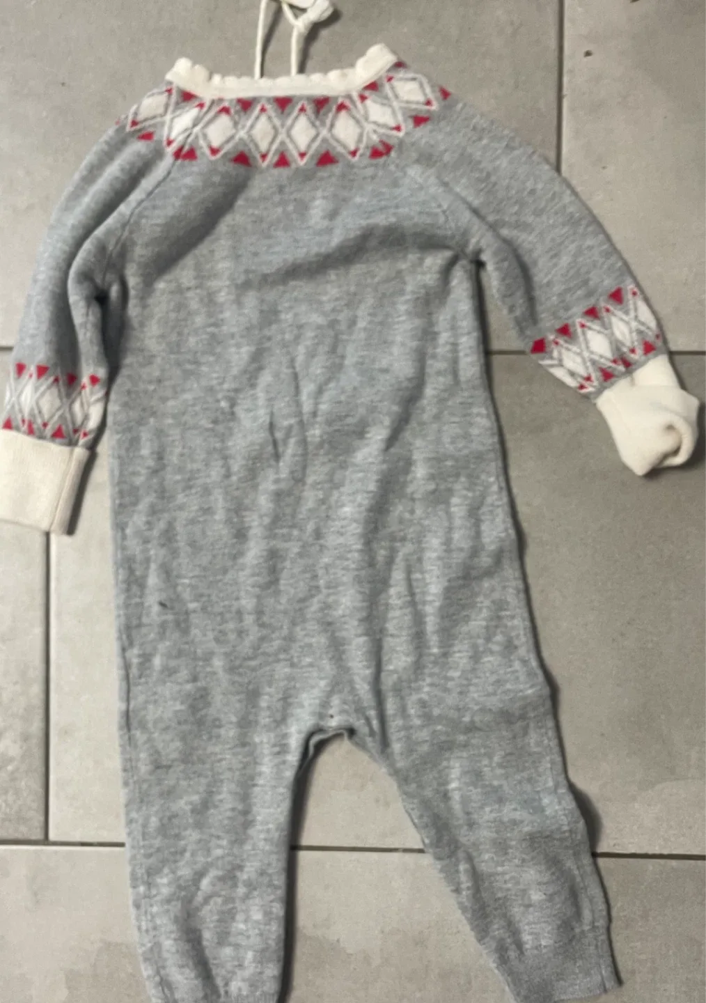 Hatley Baby Mistletoe Deer Sweater Romper - photo 4