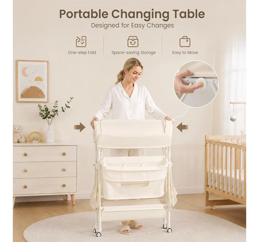 Jimberbay Portable Baby Changing Table - photo 2