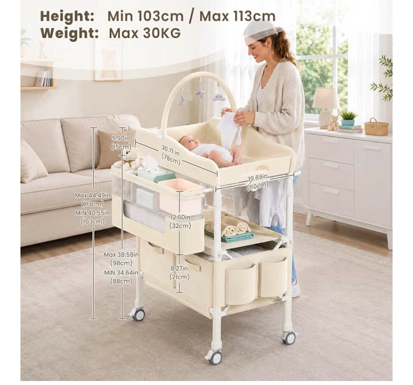 Jimberbay Portable Baby Changing Table - photo 3