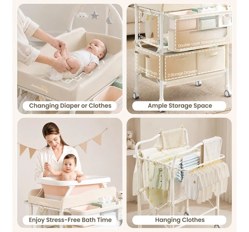 Jimberbay Portable Baby Changing Table - photo 4