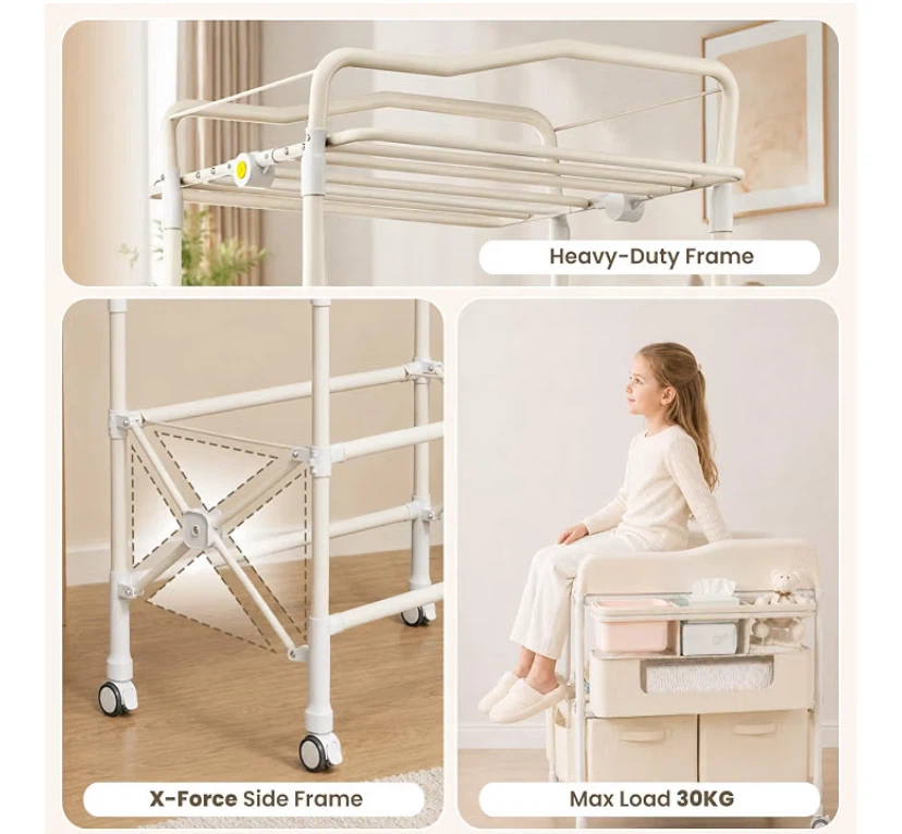 Jimberbay Portable Baby Changing Table - photo 5