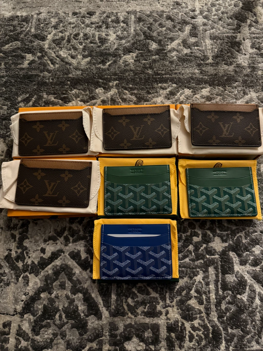 Louis Vuitton and Goyard Card Holders