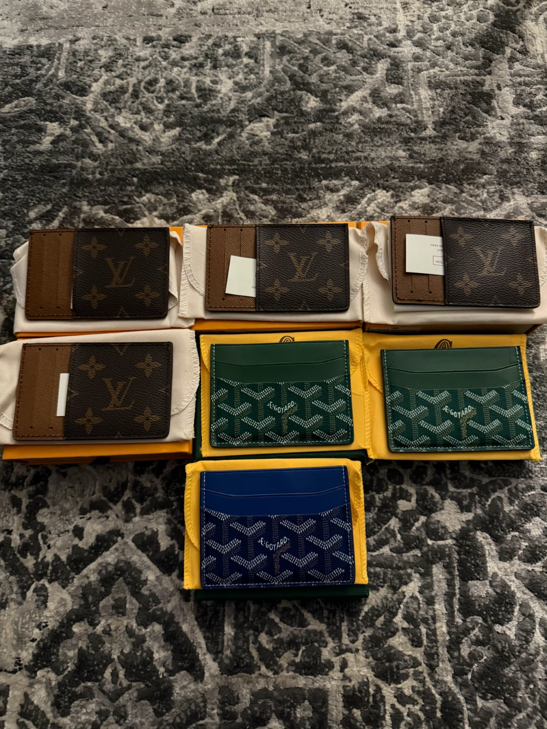 Louis Vuitton and Goyard Card Holders - photo 2
