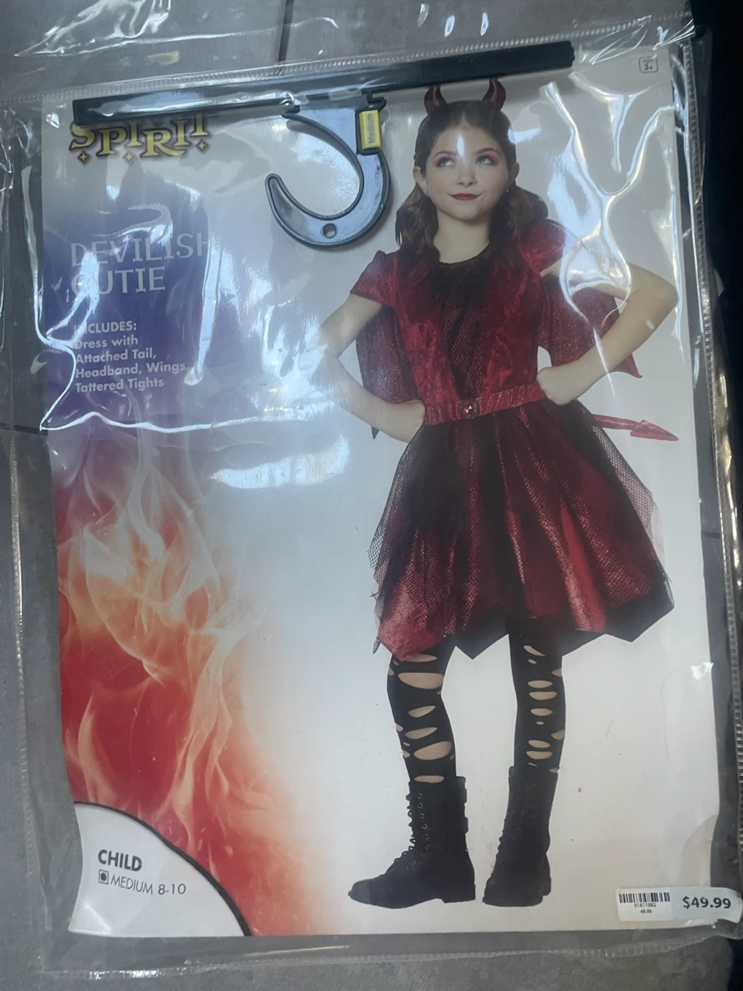 Spirit Halloween Devilish Cutie Costume Child Medium 8-10 - photo 2