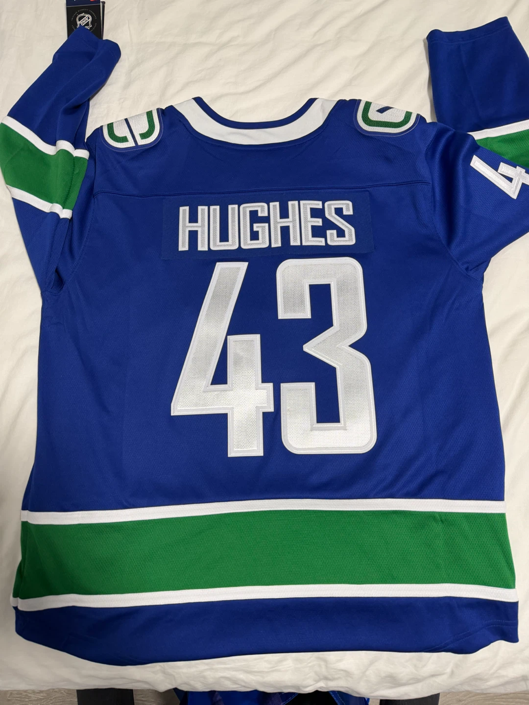 Fanatics Vancouver Canucks Quinn Hughes Jersey - photo 3