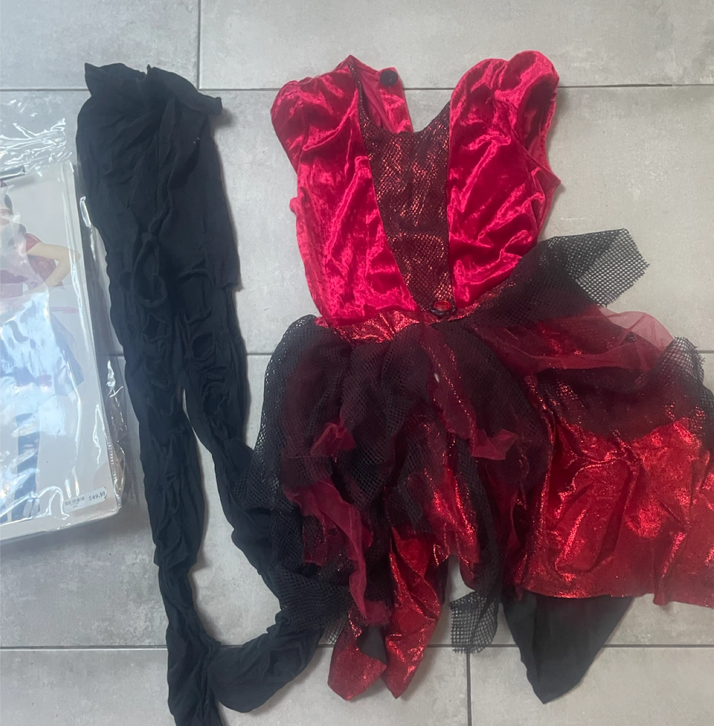 Spirit Halloween Devilish Cutie Costume Child Medium 8-10 - photo 3