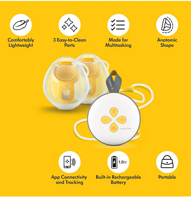 Medela Swing Maxi Hands-free Breast Pump - photo 3