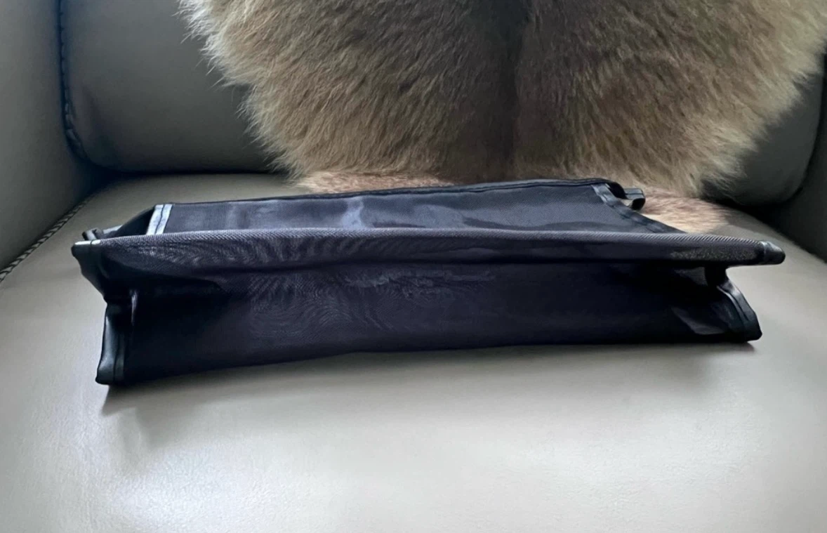 Prada Black Mesh Pouch/Cosmetic Bag - photo 3
