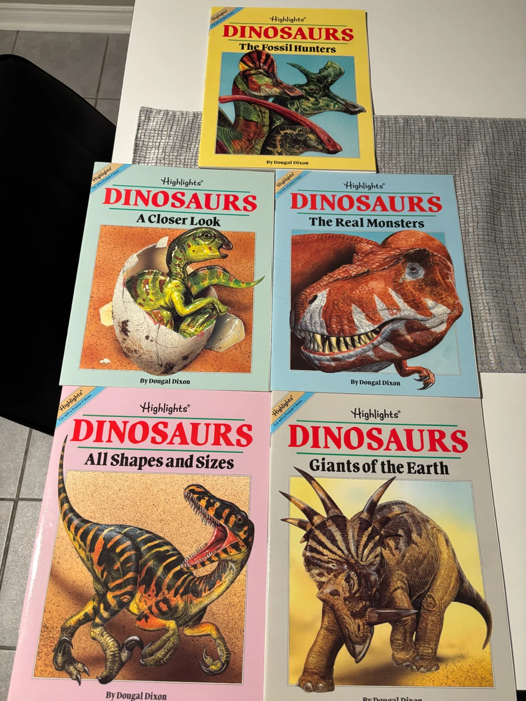 Set of 5 Highlights Dinosaurs children Books by Dougal Dixon