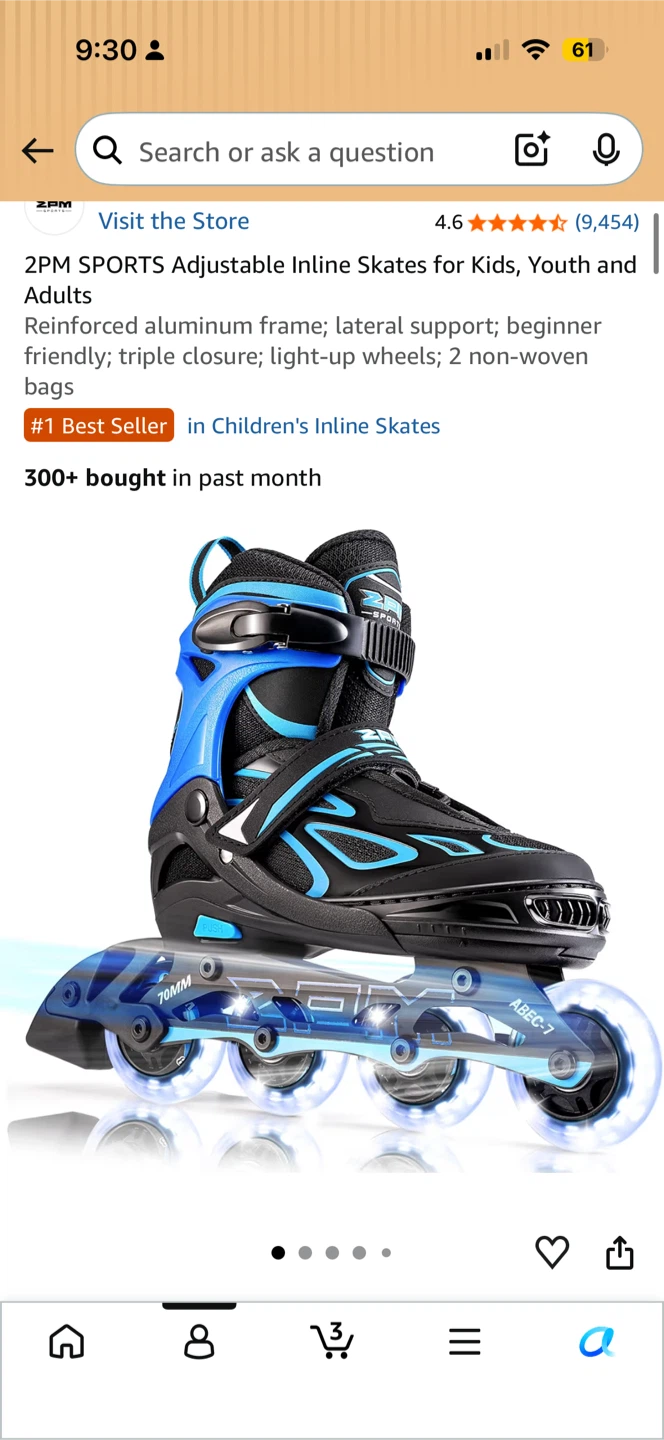 Adjustable Inline Skates