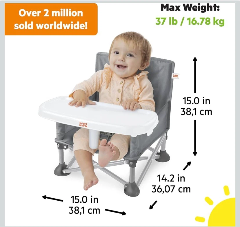 Bright Starts Portable Baby Booster Seat - photo 3