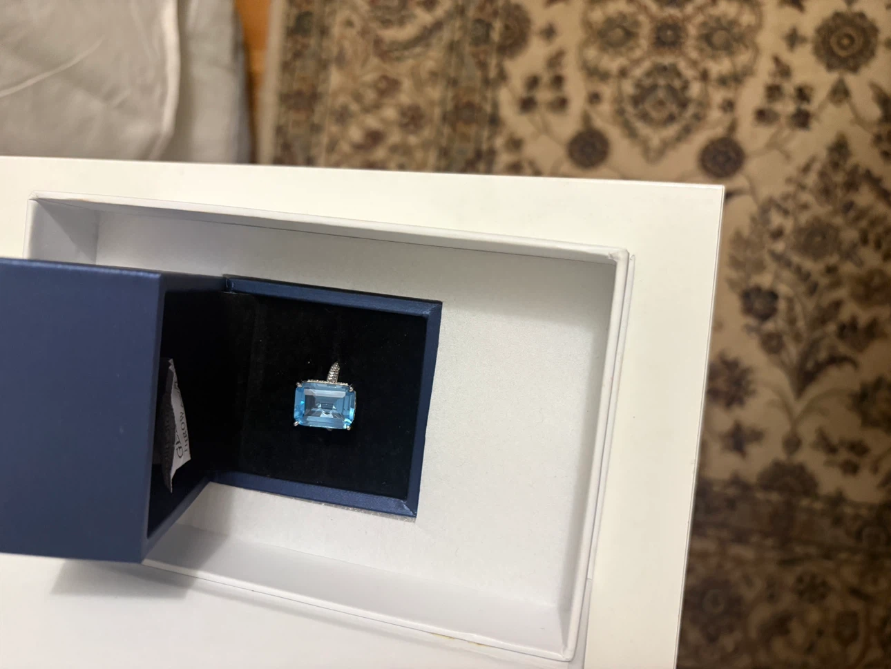 Italo Jewelry Blue Stone Ring - photo 3