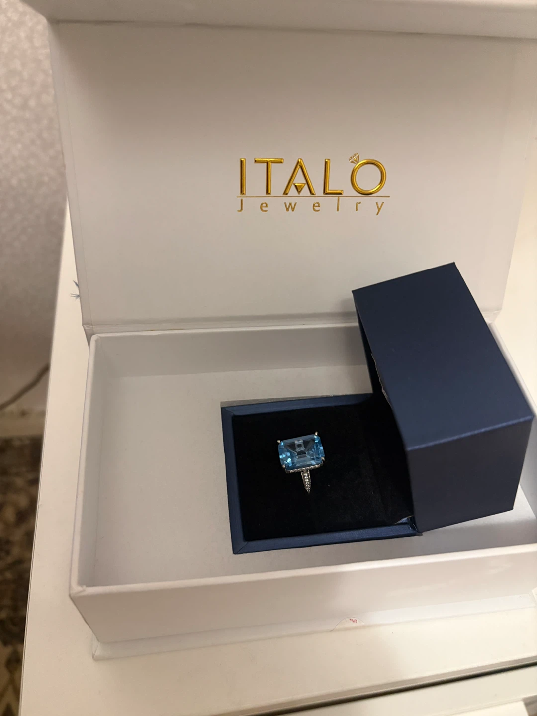 Italo Jewelry Blue Stone Ring - photo 4
