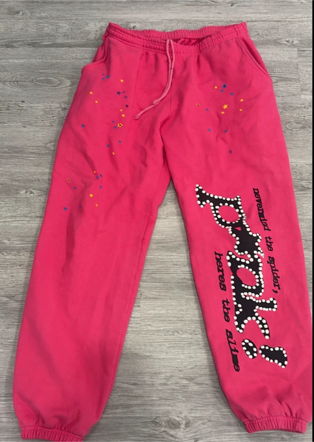 Pink SP5DER Sweatpants