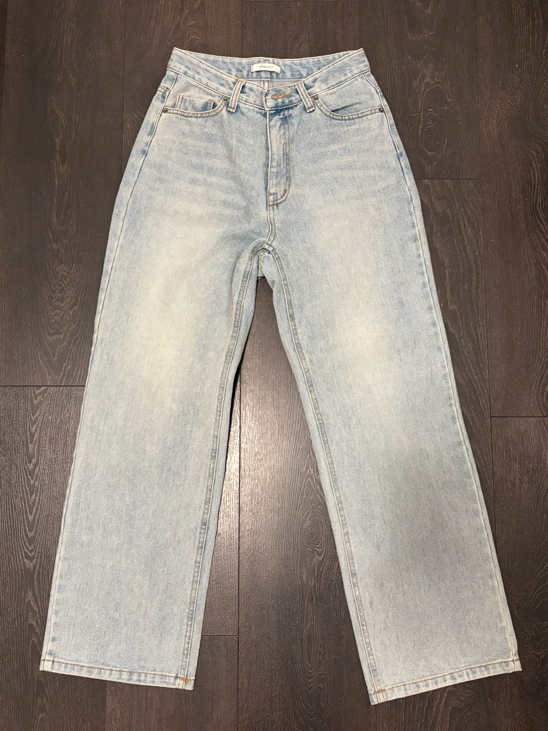 Korean 98 Project Light Wash Denim Jeans