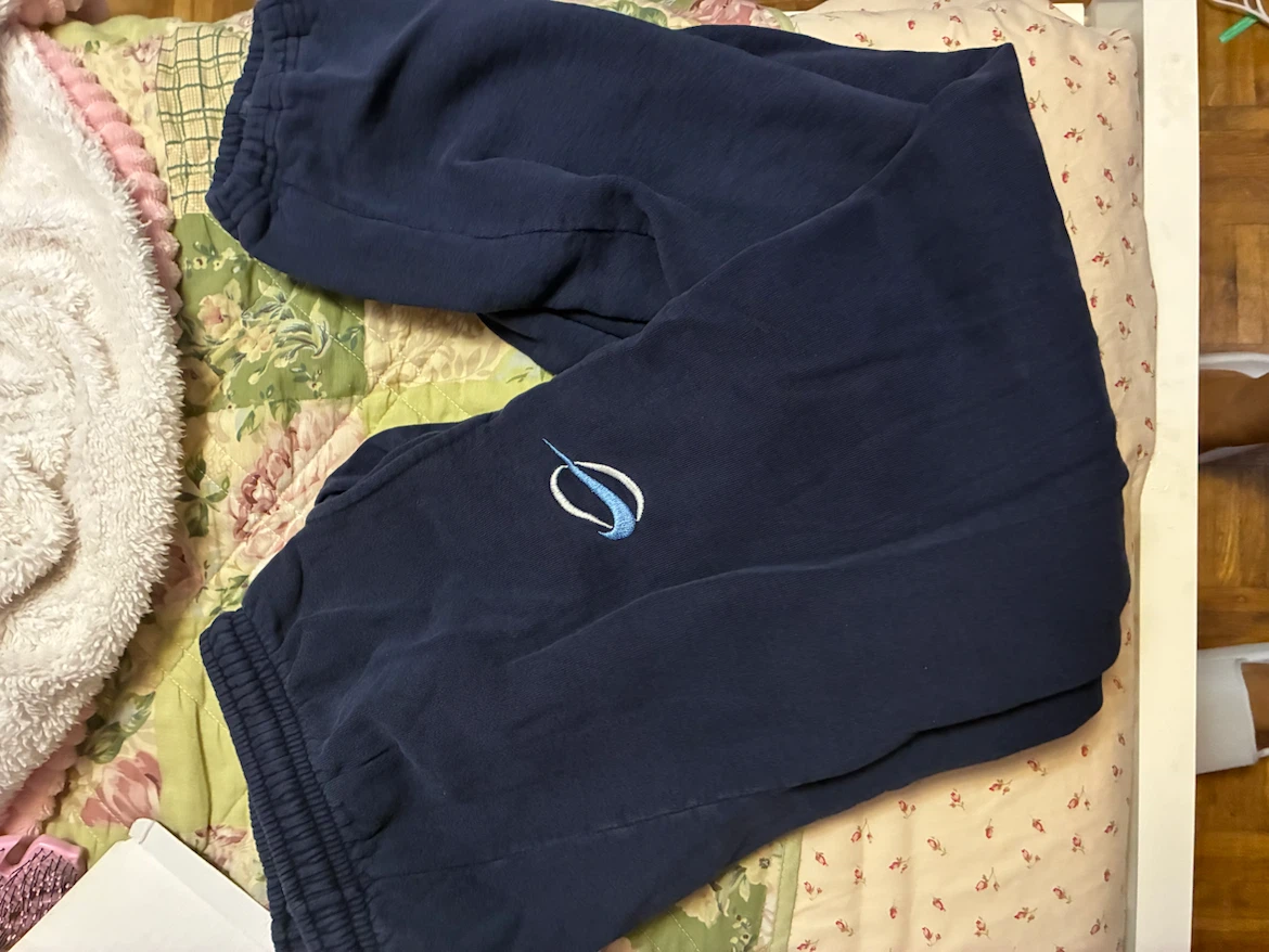 Retro Nike navy sweatpants - photo 2