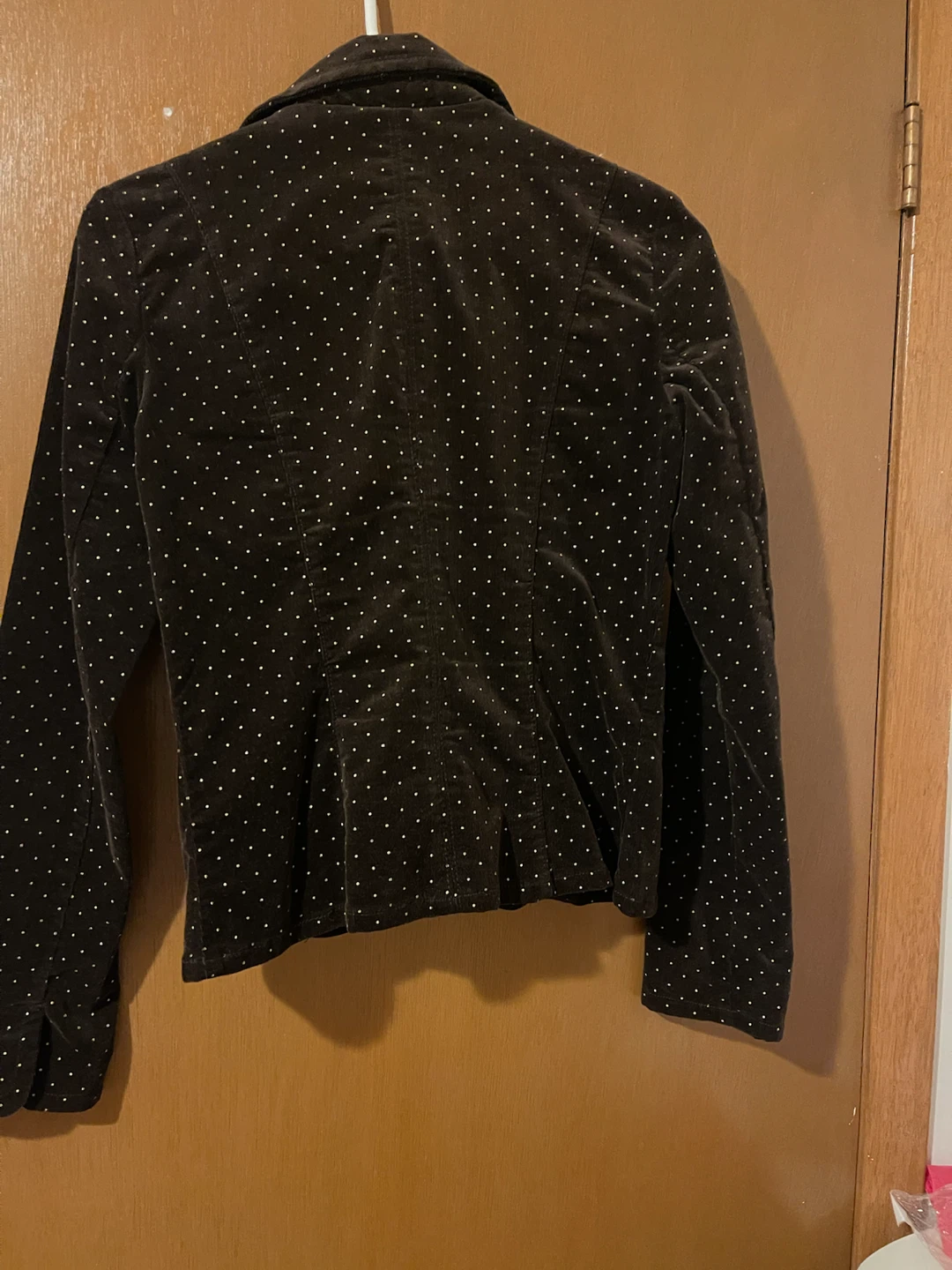 Cleo Polka Dot Velvet Blazer - photo 2