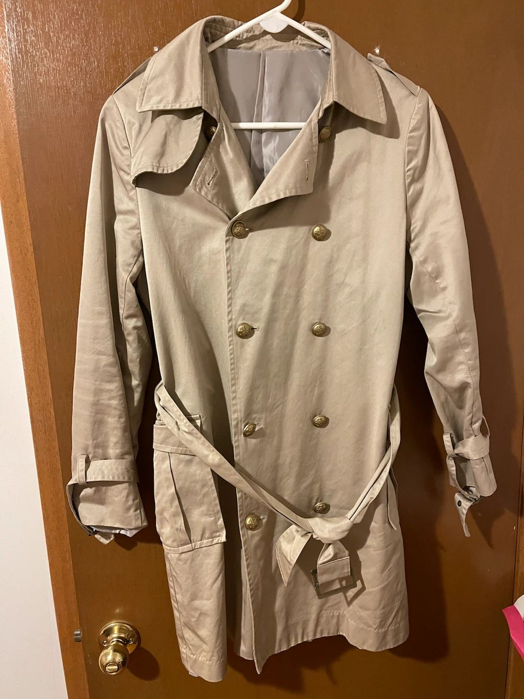 Joencole beige trench coat