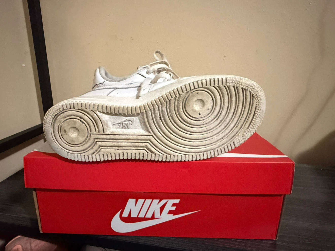 Nike Air Force 1 White Sneakers - photo 2