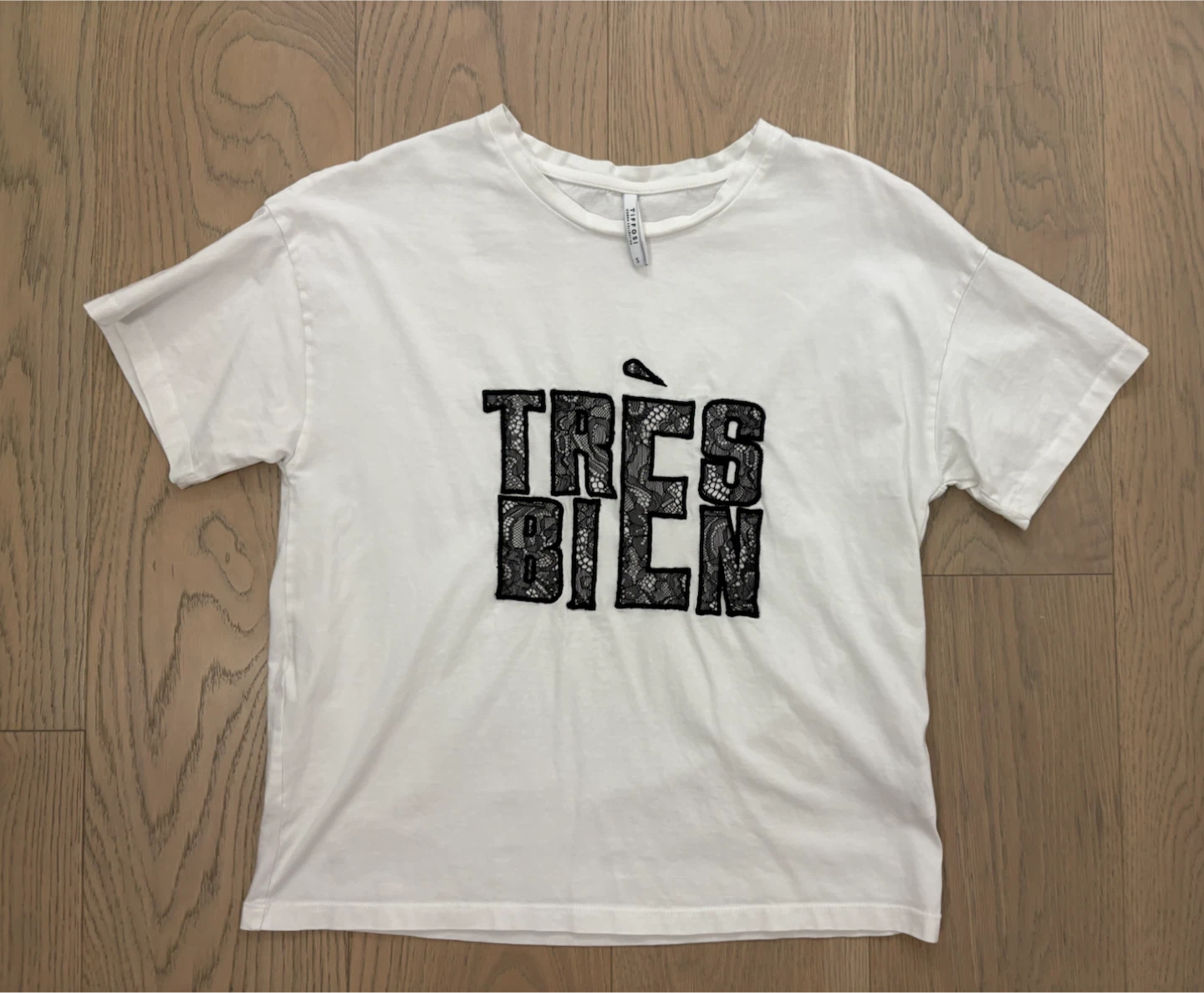 Tiffosi White Tres Bien T-Shirt