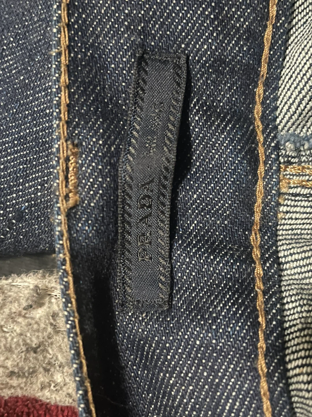 Prada Tapered Fit Dark Denim Jeans - photo 4