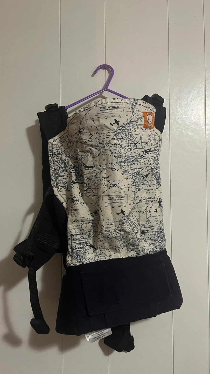 Tula World Map Baby Carrier + Newborn Insert