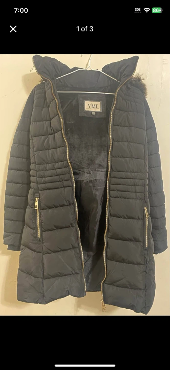YMI Black Winter Puffer Jacket - photo 2