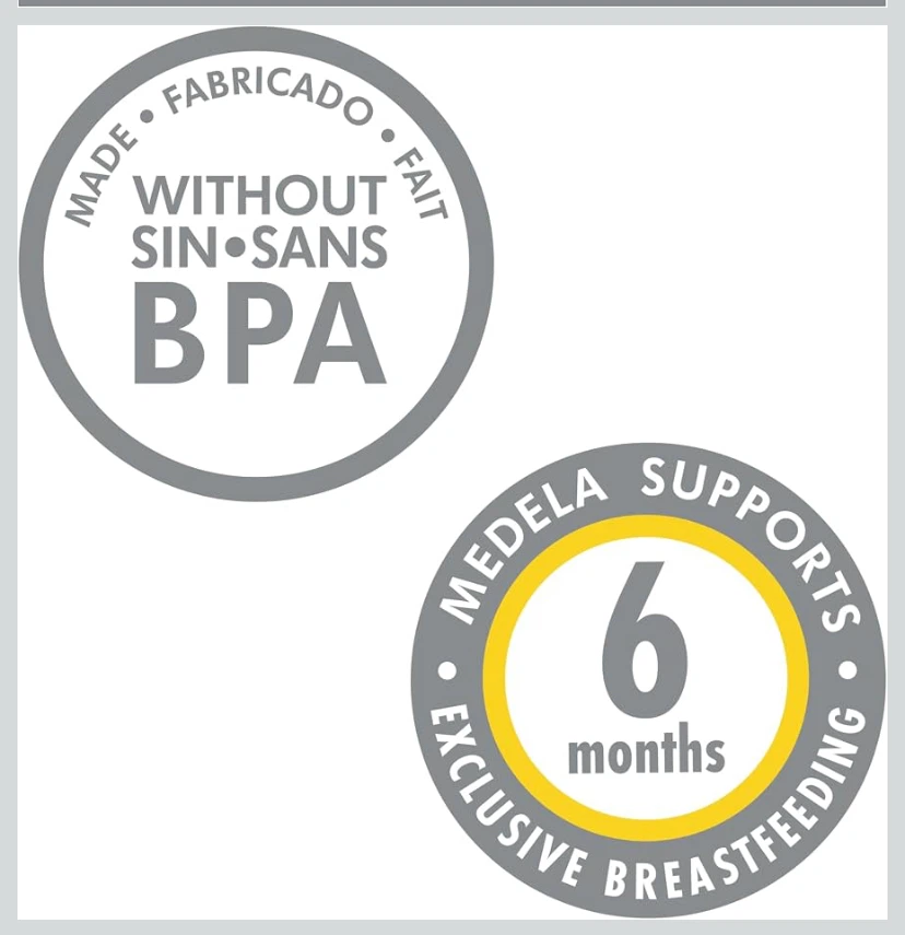 6 Medela Breast Milk Storage Bottles - photo 5