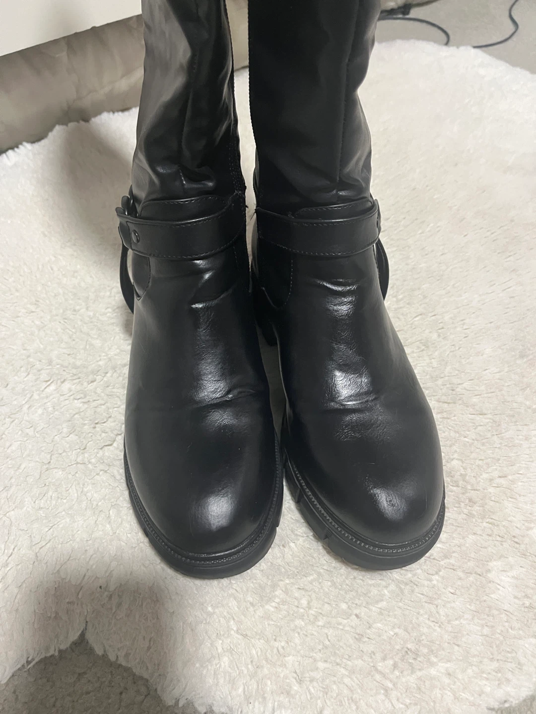 Black Knee High Boots - EU 37/US 6/6.5 - photo 5