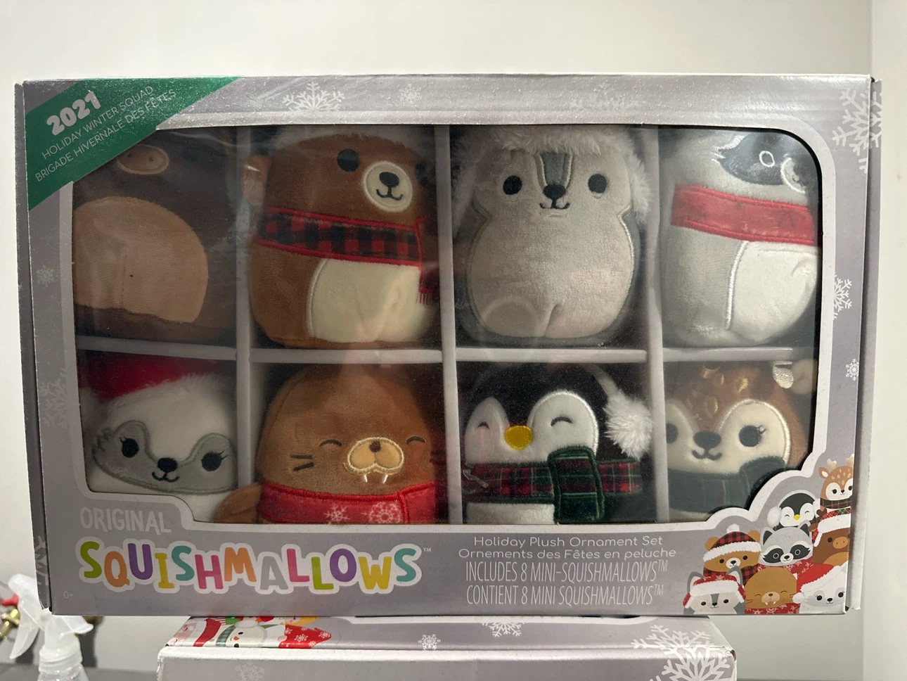 Squishmallows 2021 Holiday Winter Squad Ornament Set