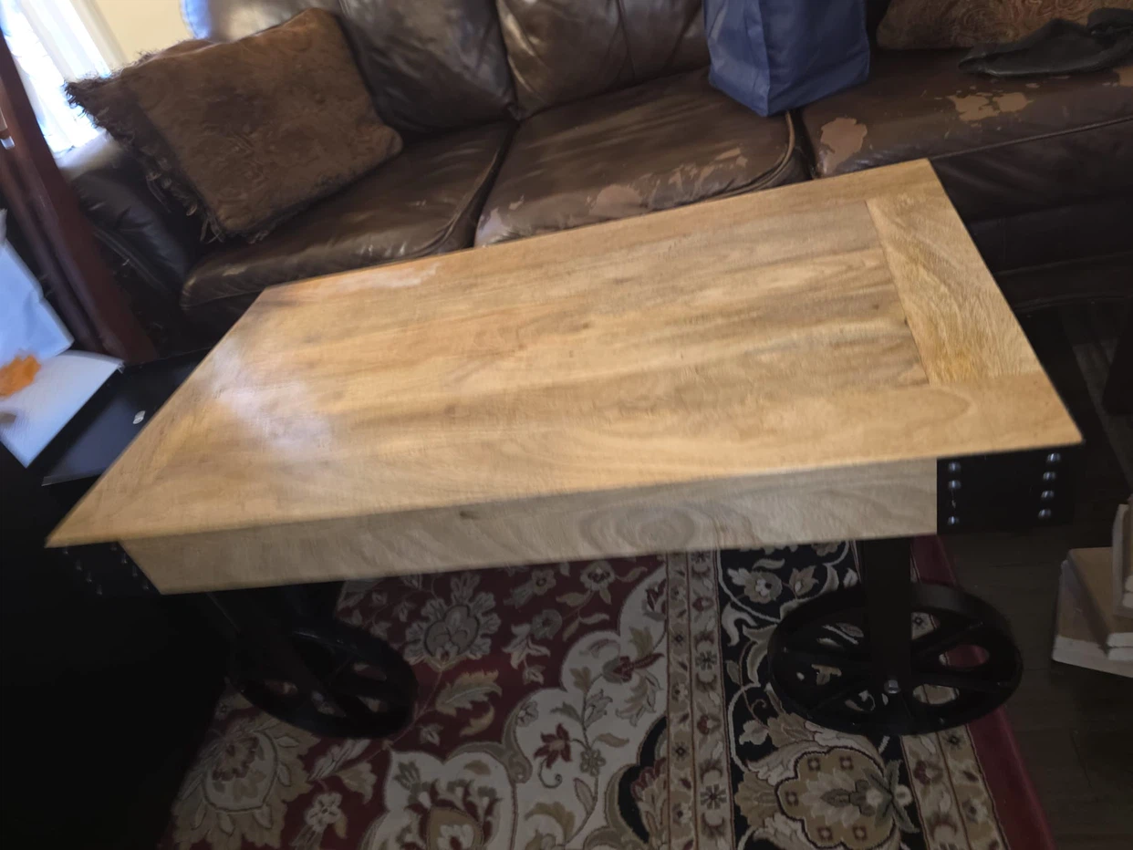 Industrial Style Coffee Table - photo 5