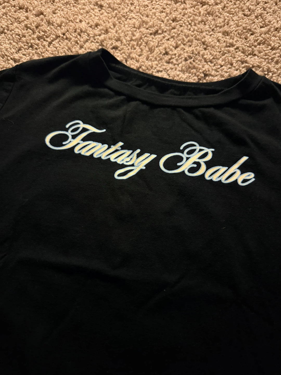 Black Fantasy Babe graphic t-shirt - photo 2