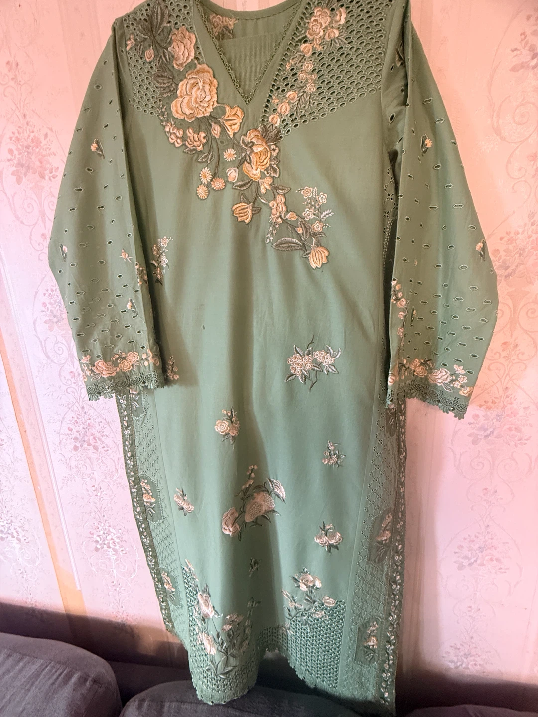 Pakistani dress |crimson|