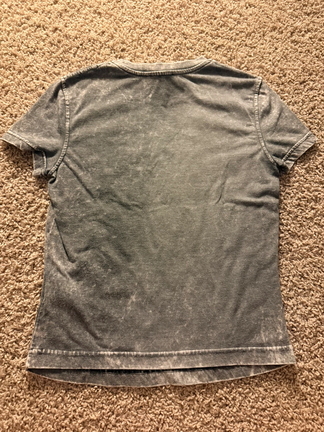 Diesel T-Shirt Grey Acid Wash - photo 3