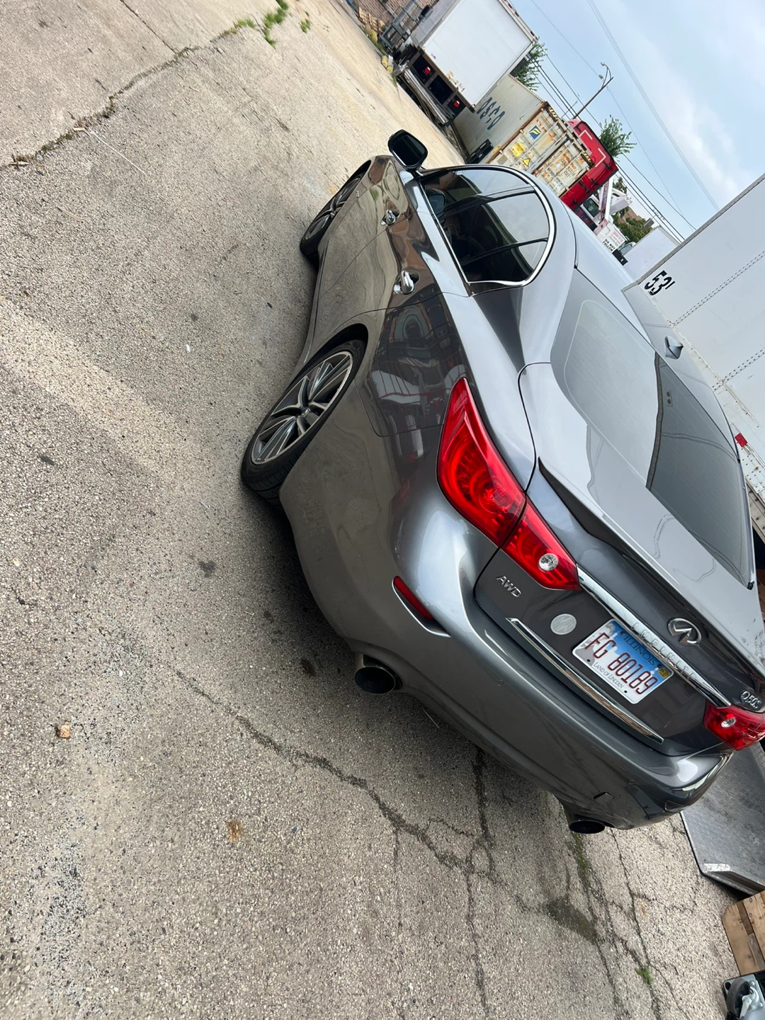Infiniti Q50S AWD Gray Sedan - photo 4